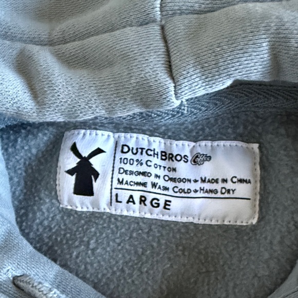 Dutch Bro’s Peace Blue Graphic Hoodie - Picture 3 of 4